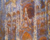 克劳德莫奈 - Rouen Cathedral, Sunlight Effect